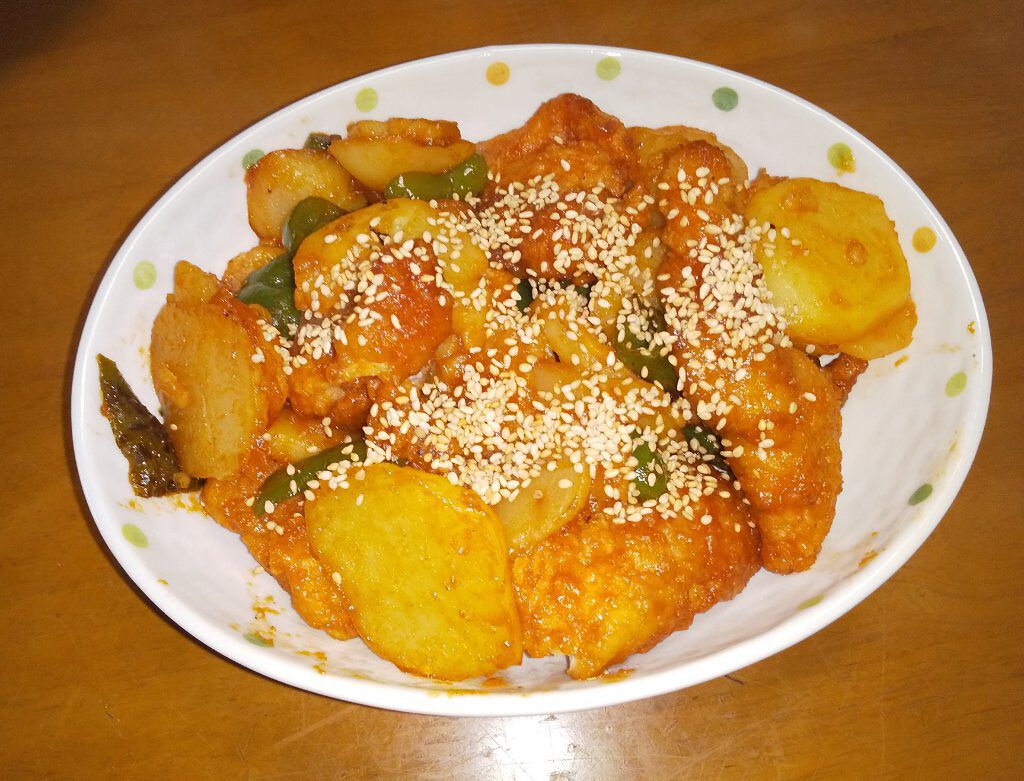 チキンのBBQソース/オイシックス/その他を使ったクチコミ（2枚目）