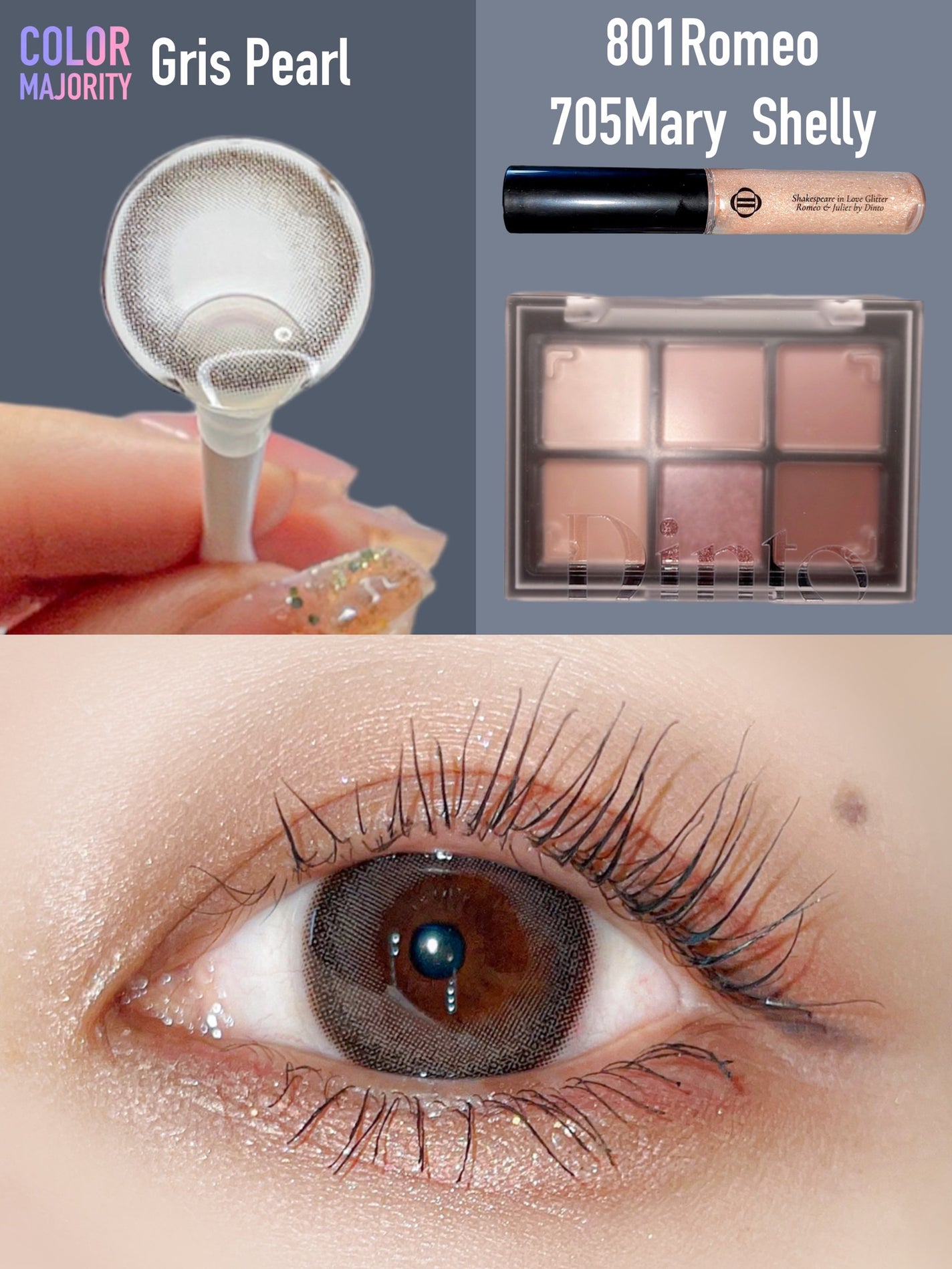 カラーマジョリティー/カラーマジョリティー/カラーコンタクトレンズを使ったクチコミ(2枚目)