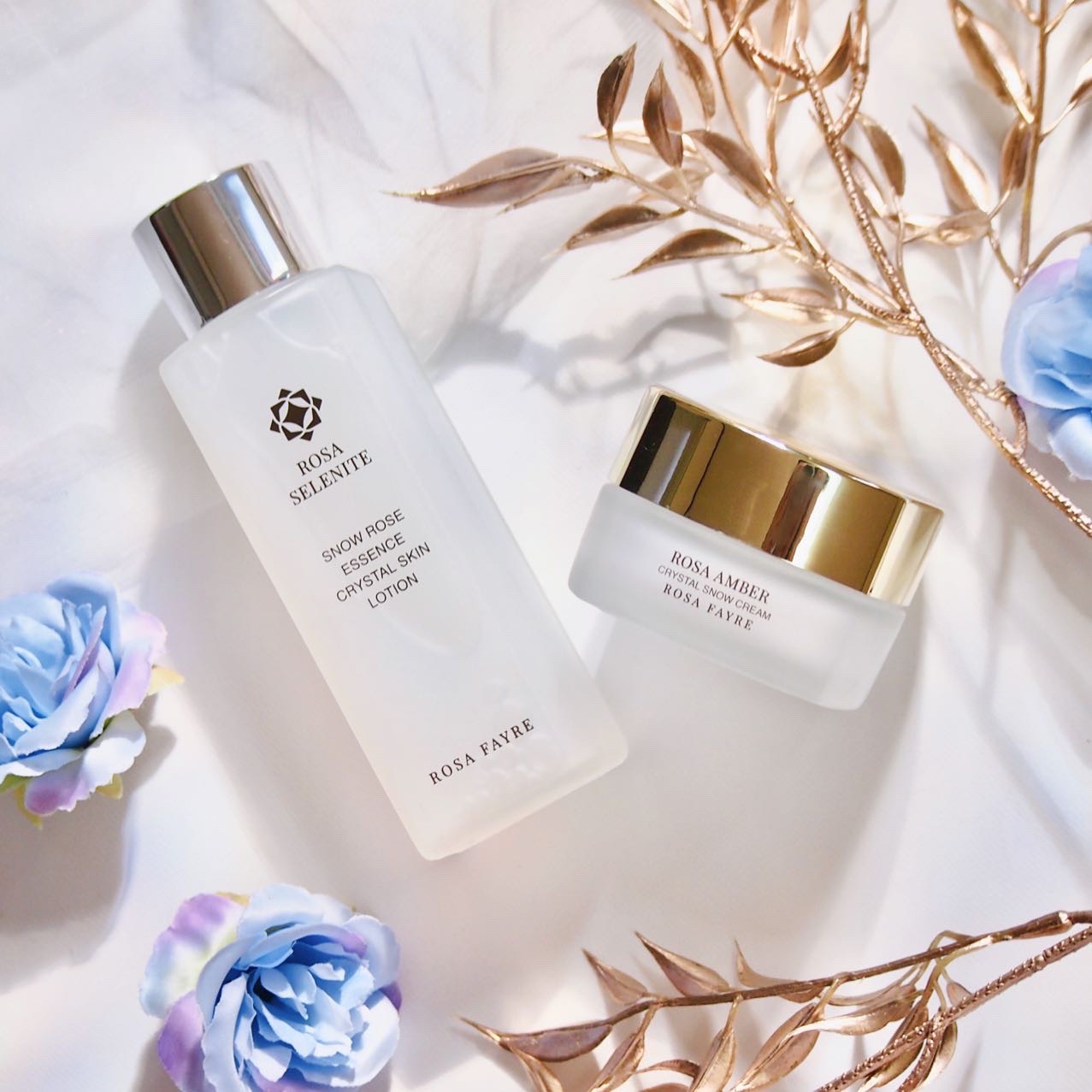 ロサ アンバー クリスタル スノー クリーム/ROSA FAYRE/フェイスクリームを使ったクチコミ（1枚目）