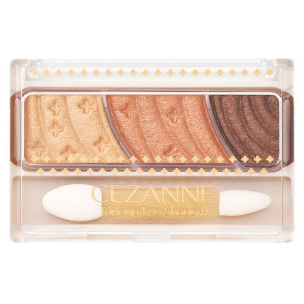 トーンアップアイシャドウ/CEZANNE/アイシャドウパレットを使ったクチコミ(3枚目)