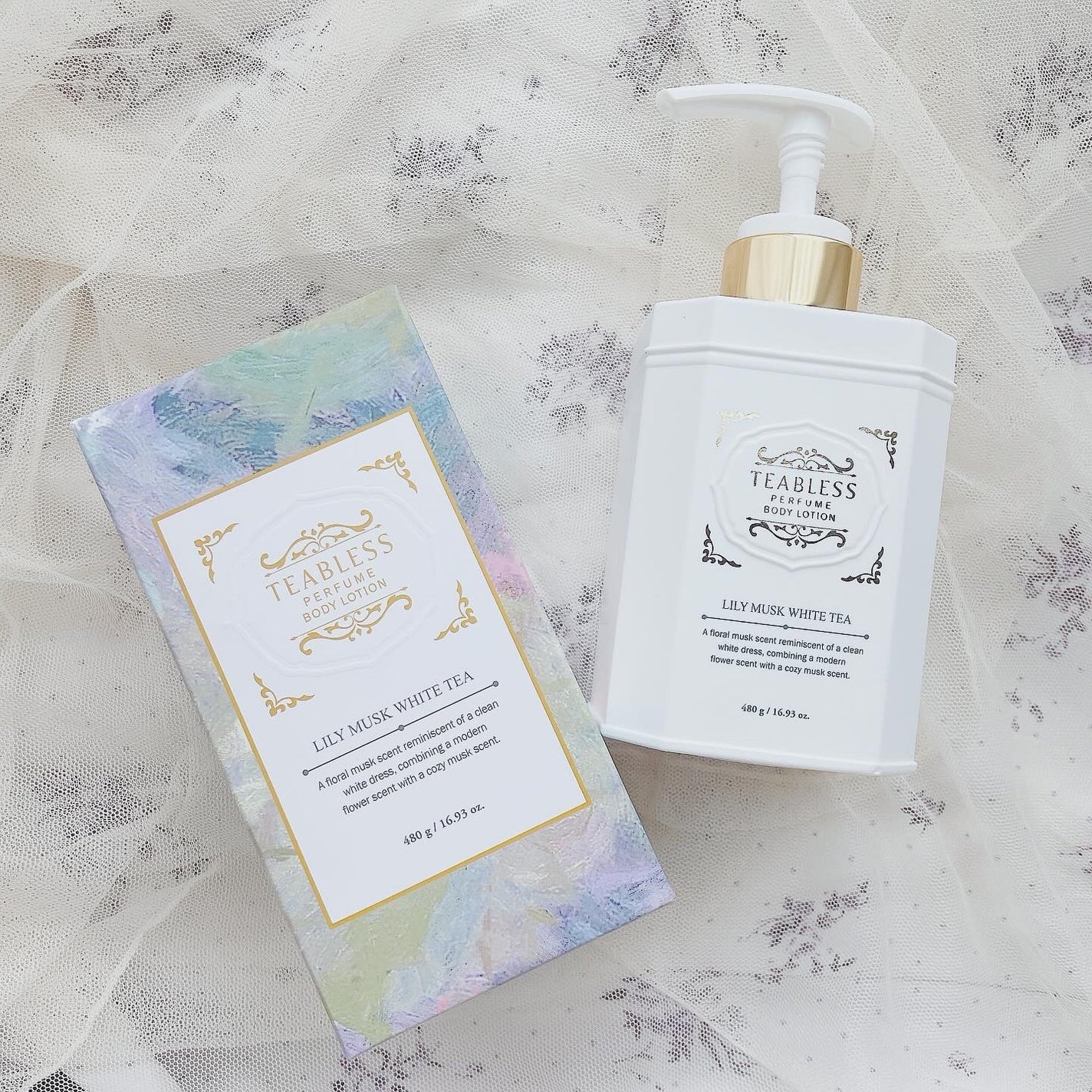 パフュームボディローション リリィムスクホワイトティー/TEABLESS/ボディローションを使ったクチコミ(1枚目)