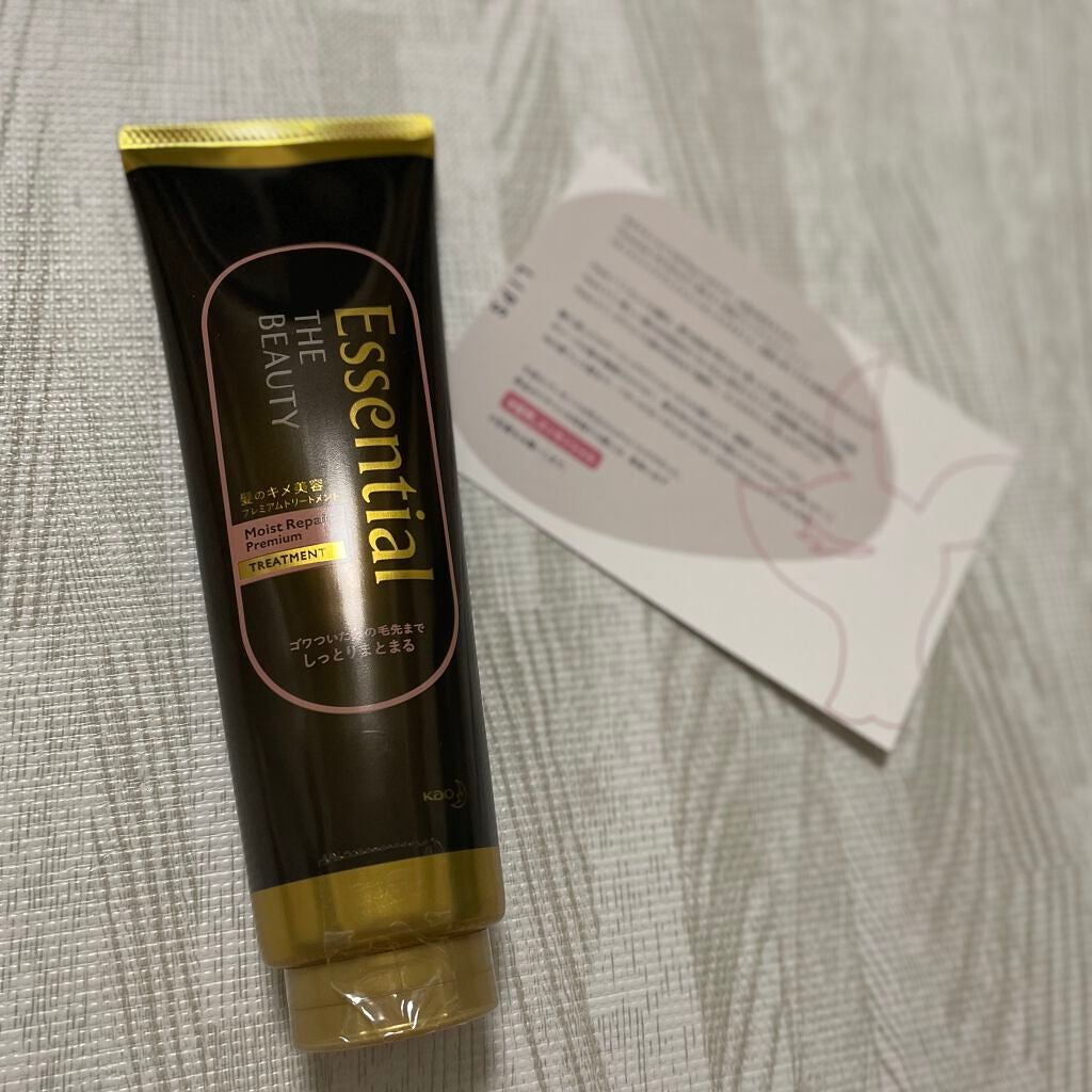 THE BEAUTY 髪のキメ美容プレミアムトリートメント<モイストリペアプレミアム>/エッセンシャル/洗い流すヘアトリートメントを使ったクチコミ(1枚目)