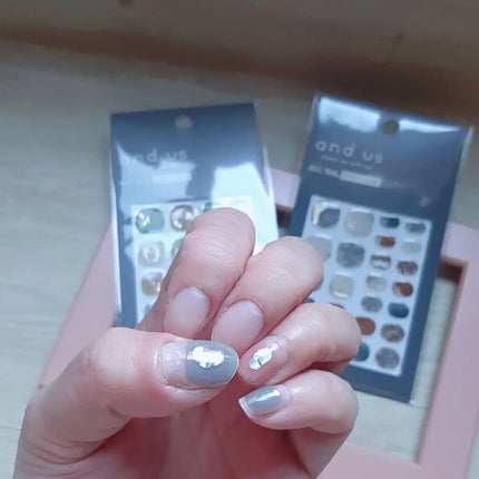 ジェルネイルシール/and U/ネイルシールを使ったクチコミ(4枚目)