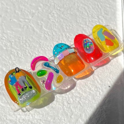 ぴよこれいと あうるす on LIPS 「私の大好きなネイリストさんの1人@me_naillls_さんが..」(4枚目)