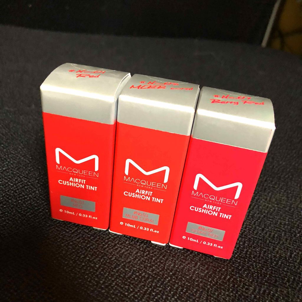 エアフィットクッションティント/MACQUEEN NEWYORK/リップティントを使ったクチコミ(1枚目)