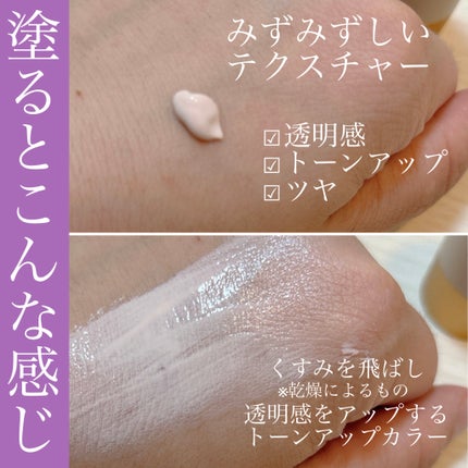 ミネラルインナートリートメントベース/エトヴォス/化粧下地を使ったクチコミ(2枚目)