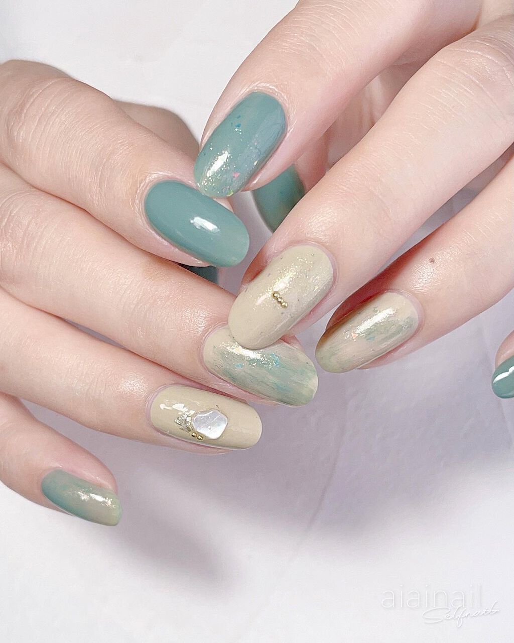 グレイズドフレグランスネイル/JNF/マニキュアを使ったクチコミ(2枚目)