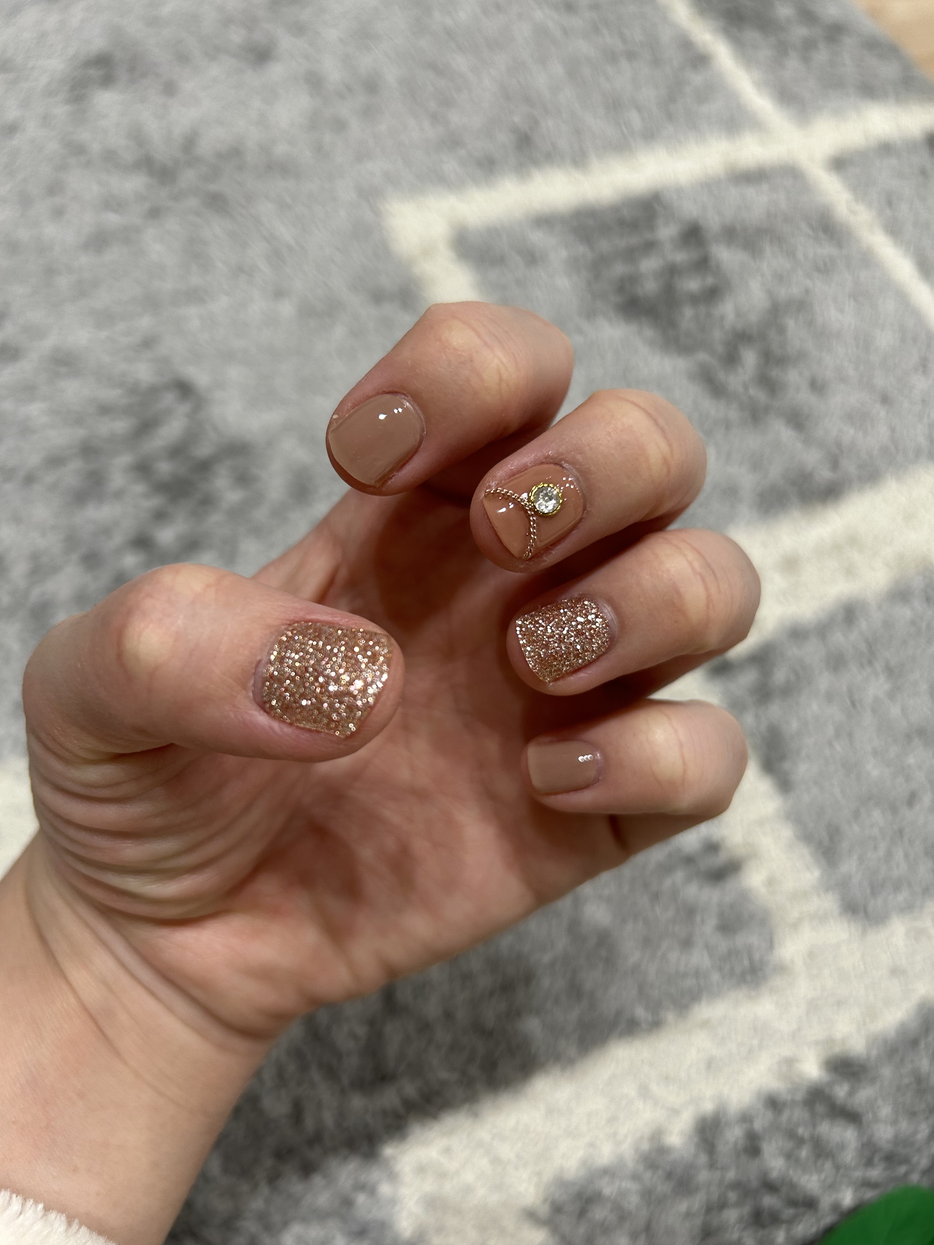 セミキュアジェルネイル（ハンド） ND-315 N Carmel (Winter Romance