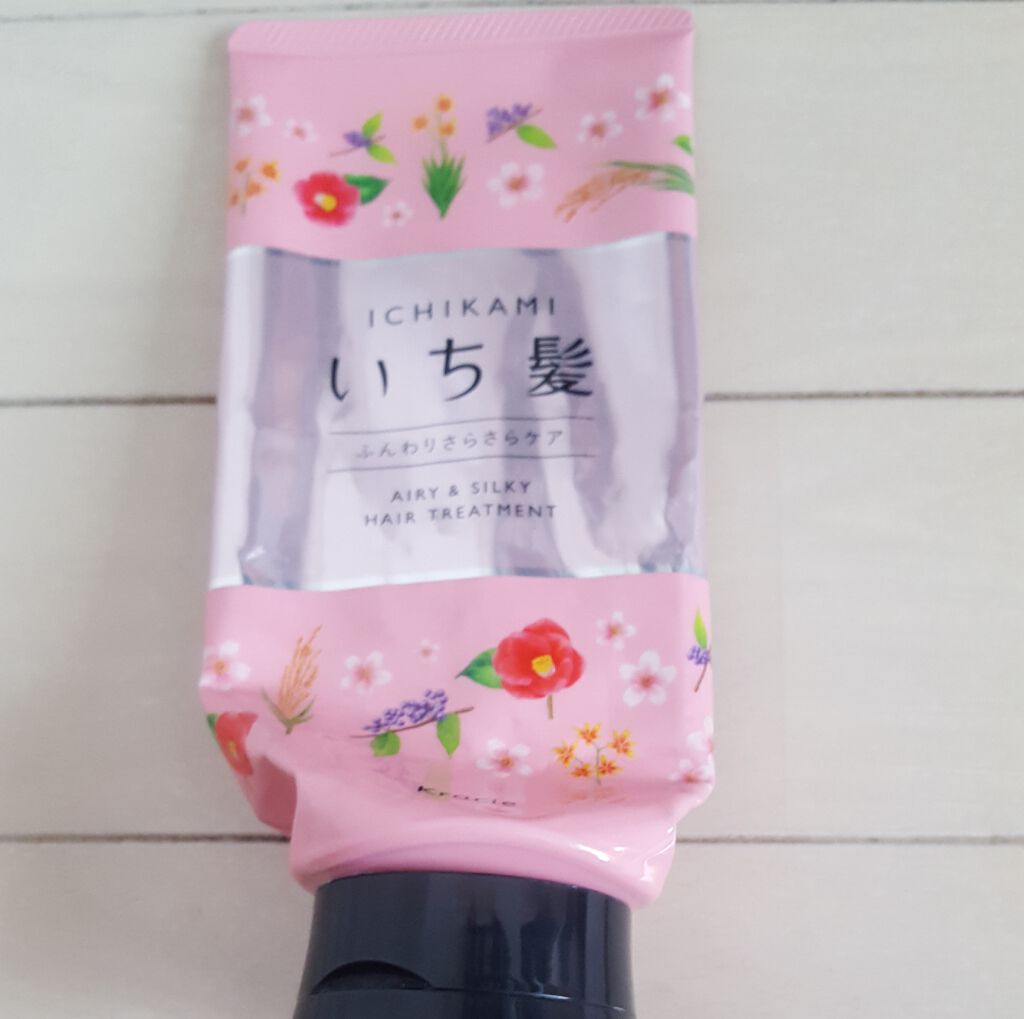 ふんわりさらさらケア トリートメント/いち髪/洗い流すヘアトリートメントを使ったクチコミ(1枚目)