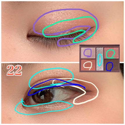 【旧品】パーフェクトスタイリストアイズ/キャンメイク/アイシャドウパレットを使ったクチコミ(4枚目)