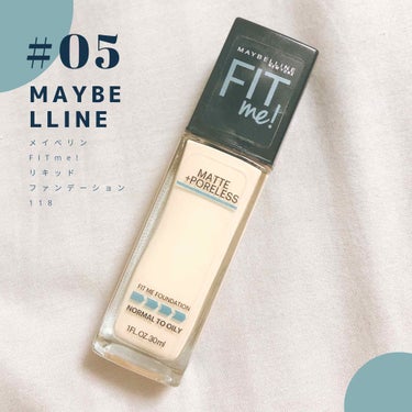 フィットミーリキッドファンデーション/MAYBELLINE NEW YORK/リキッドファンデーションを使ったクチコミ（1枚目）