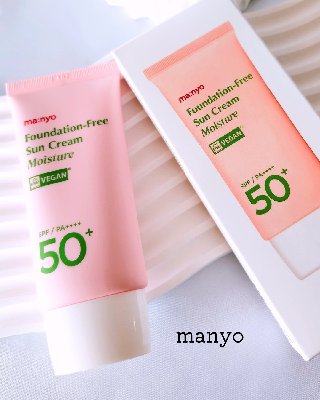 ファンデフリー サンクリーム モイスチャー/manyo/日焼け止めクリームを使ったクチコミ（1枚目）