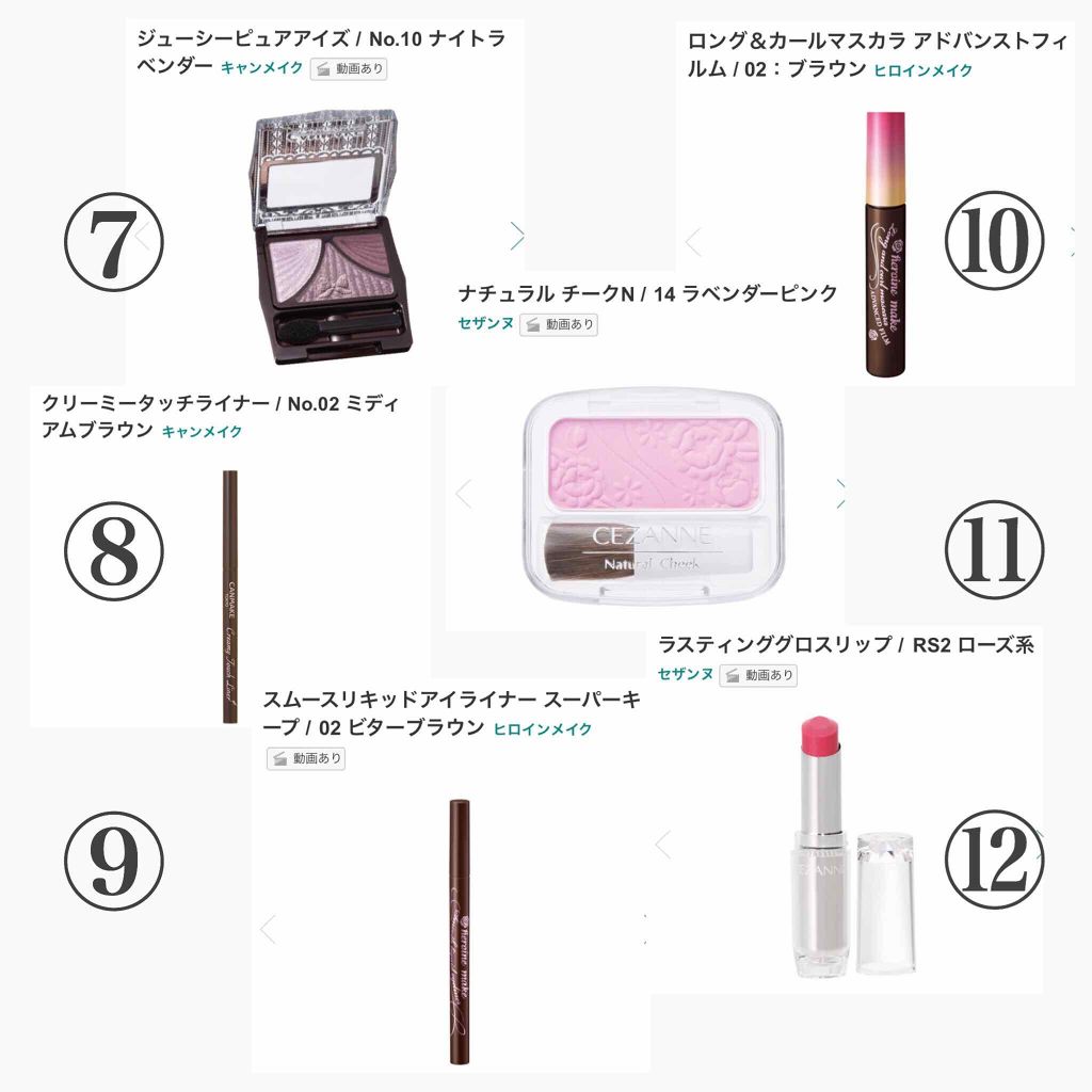 ジューシーピュアアイズ/キャンメイク/アイシャドウパレットを使ったクチコミ（3枚目）