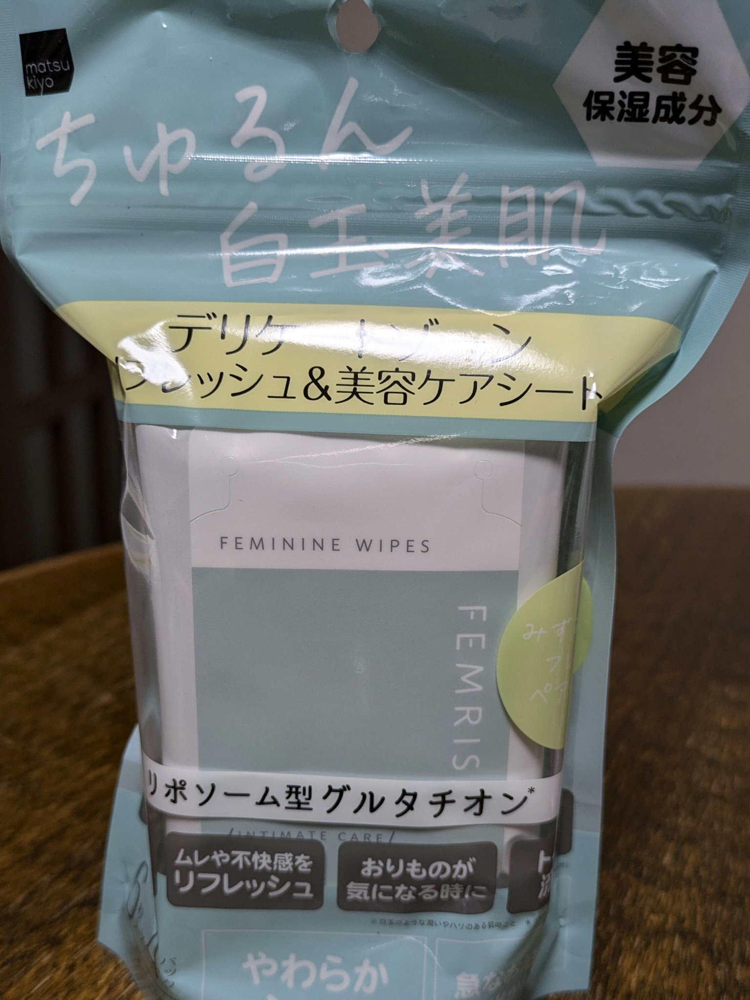 matsukiyo フェムリサ エニーシート みずみずしいフレッシュペアーの香り/matsukiyo FEMRISA/デリケートゾーンケアを使ったクチコミ（1枚目）