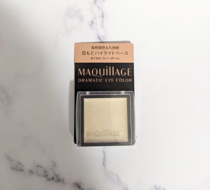 ドラマティックアイカラー (パウダー)/(クリーム) WT901 スノーボール/マキアージュ/アイシャドウパレットを使ったクチコミ(1枚目)
