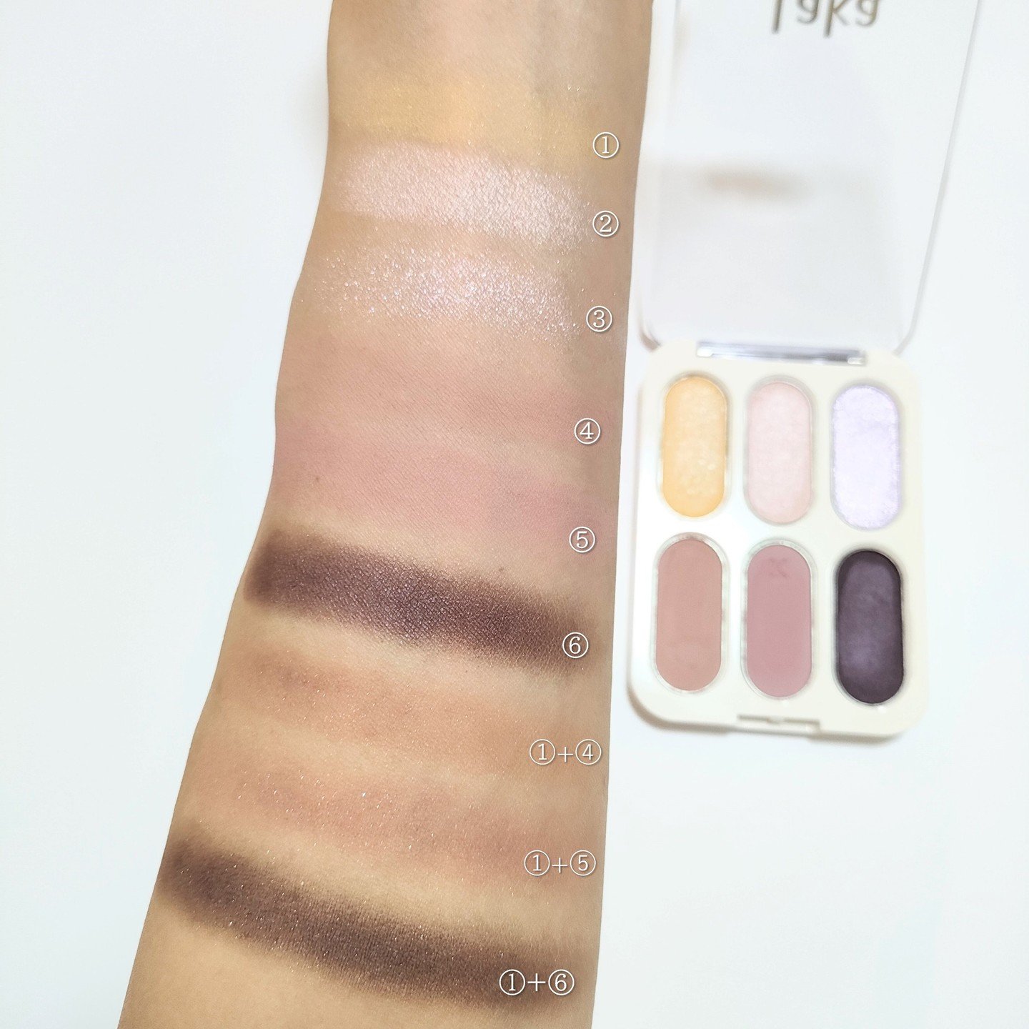 フォーエバー6アイパレット 02 アテンション/Laka/アイシャドウパレットを使ったクチコミ（3枚目）