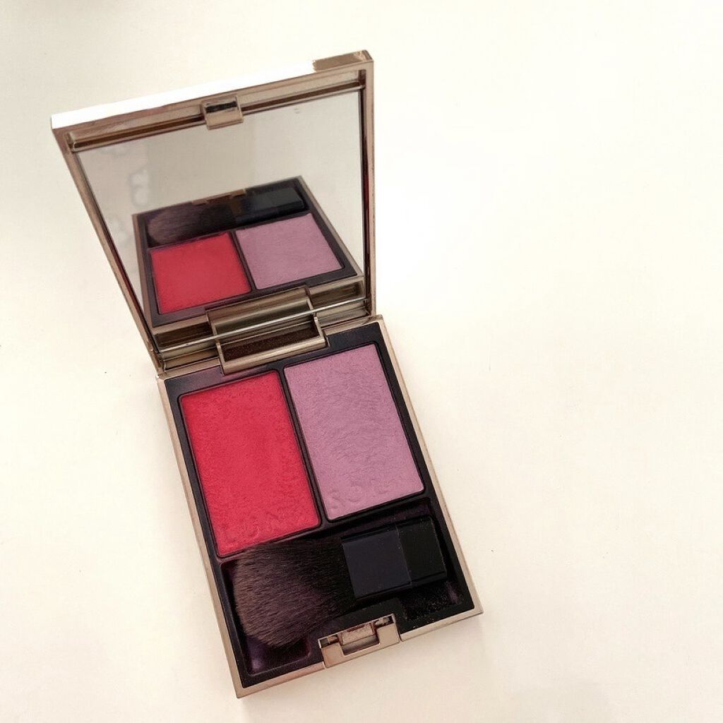 カラーリンググレイズ 01 Pink Flow/LUNASOL/パウダーチークを使ったクチコミ（1枚目）