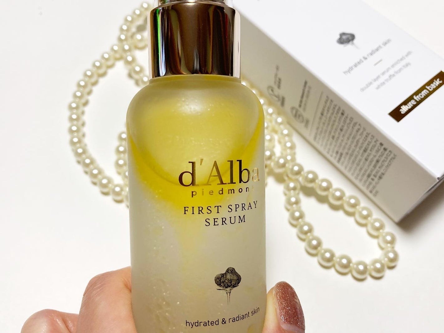 ダルバ ホワイトトリュフファーストスプレーセラム/ダルバ/ミスト状化粧水を使ったクチコミ(3枚目)