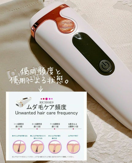 試してみた】Richesse9 IPL光脱毛器 Richesse9(リシェスナイン 試してみた】Richesse9 IPL光脱毛器 Richesse9(リシェスナイン