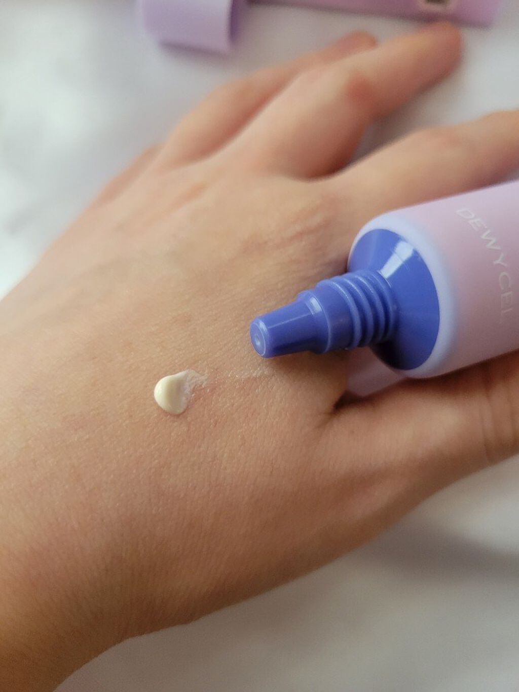 ピュアリングクリーム/DEWYCEL/化粧下地を使ったクチコミ（2枚目）