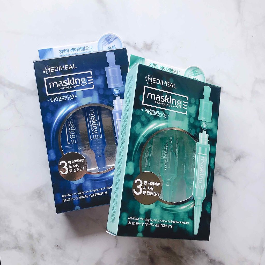 マスキング レイアリング アンプル /MEDIHEAL/美容液を使ったクチコミ（1枚目）