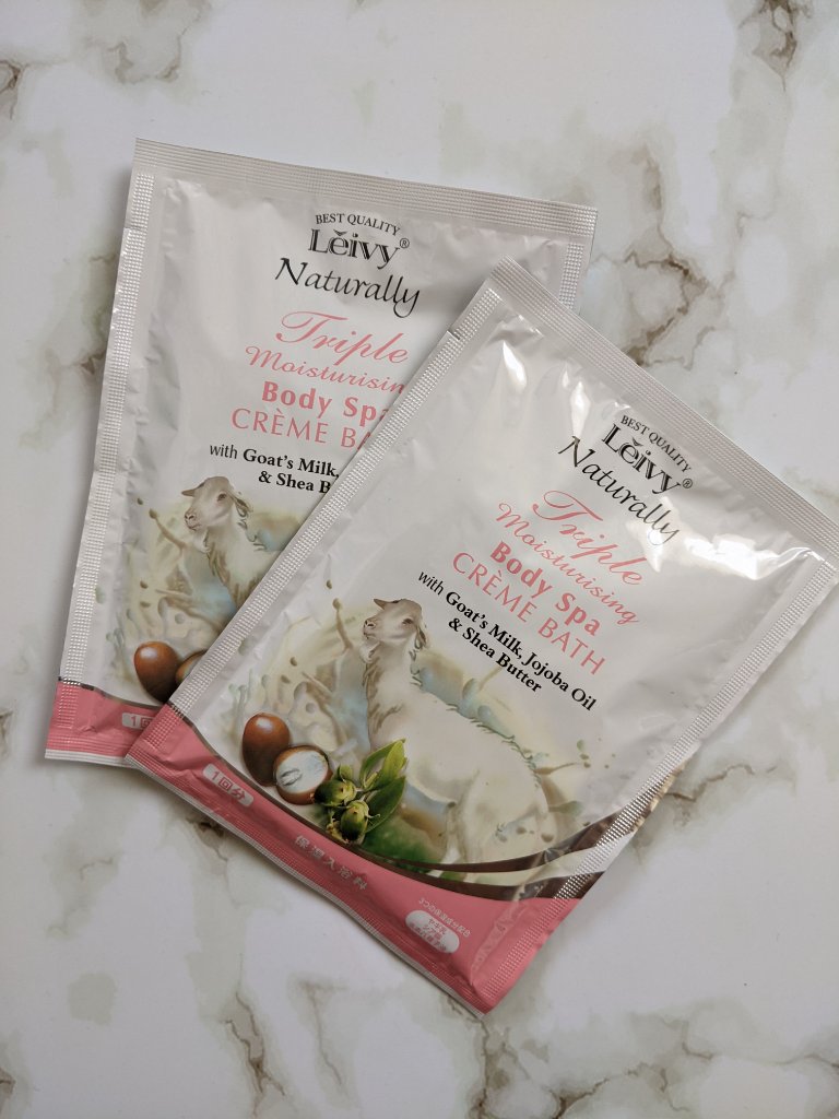 レイヴィー クリームバス ゴートミルク 1000ml/Leivy/保湿系入浴剤を使ったクチコミ（2枚目）