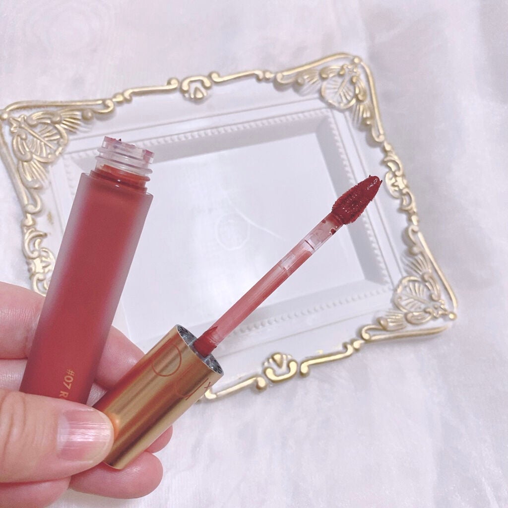 ミルクティーベルベットティント/rom&nd/リップティントを使ったクチコミ(3枚目)