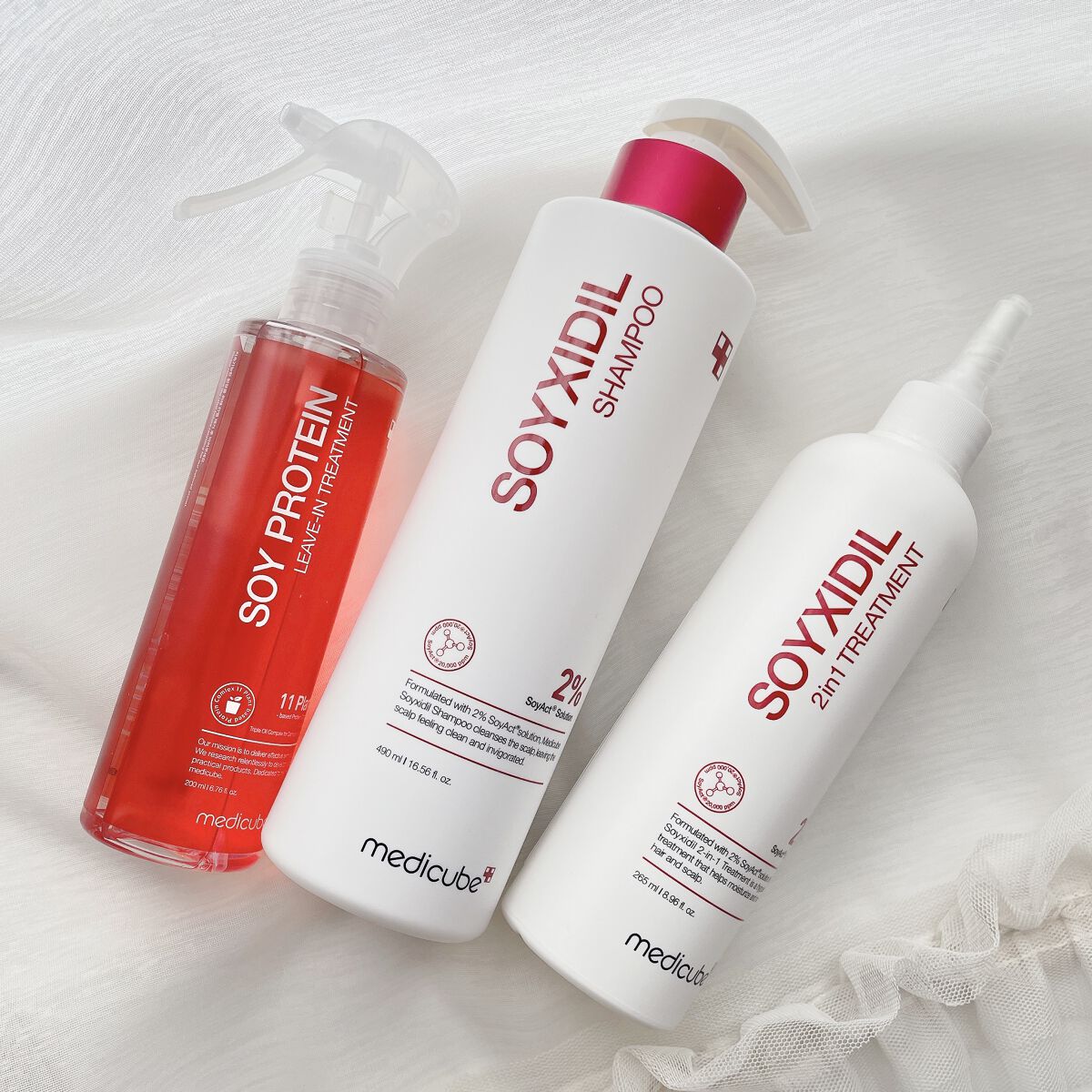 イソフラボンシャンプー/MEDICUBE/市販シャンプーを使ったクチコミ（1枚目）