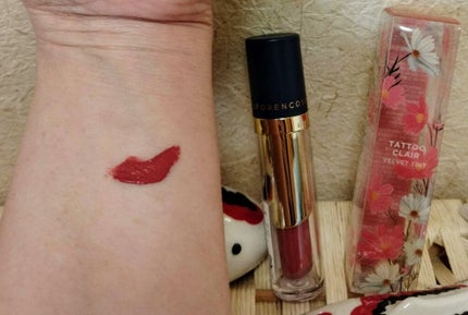 タトゥーベルベットティント/フォレンコス/リップティントを使ったクチコミ(3枚目)