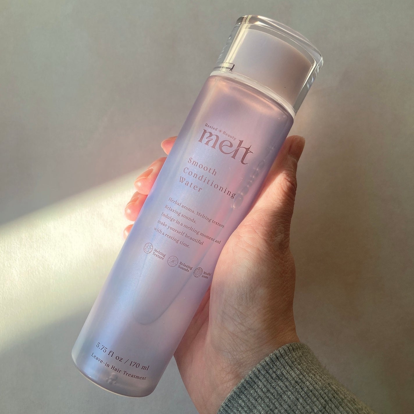 スムース コンディショニング ウォーター/melt/アウトバストリートメントを使ったクチコミ(1枚目)