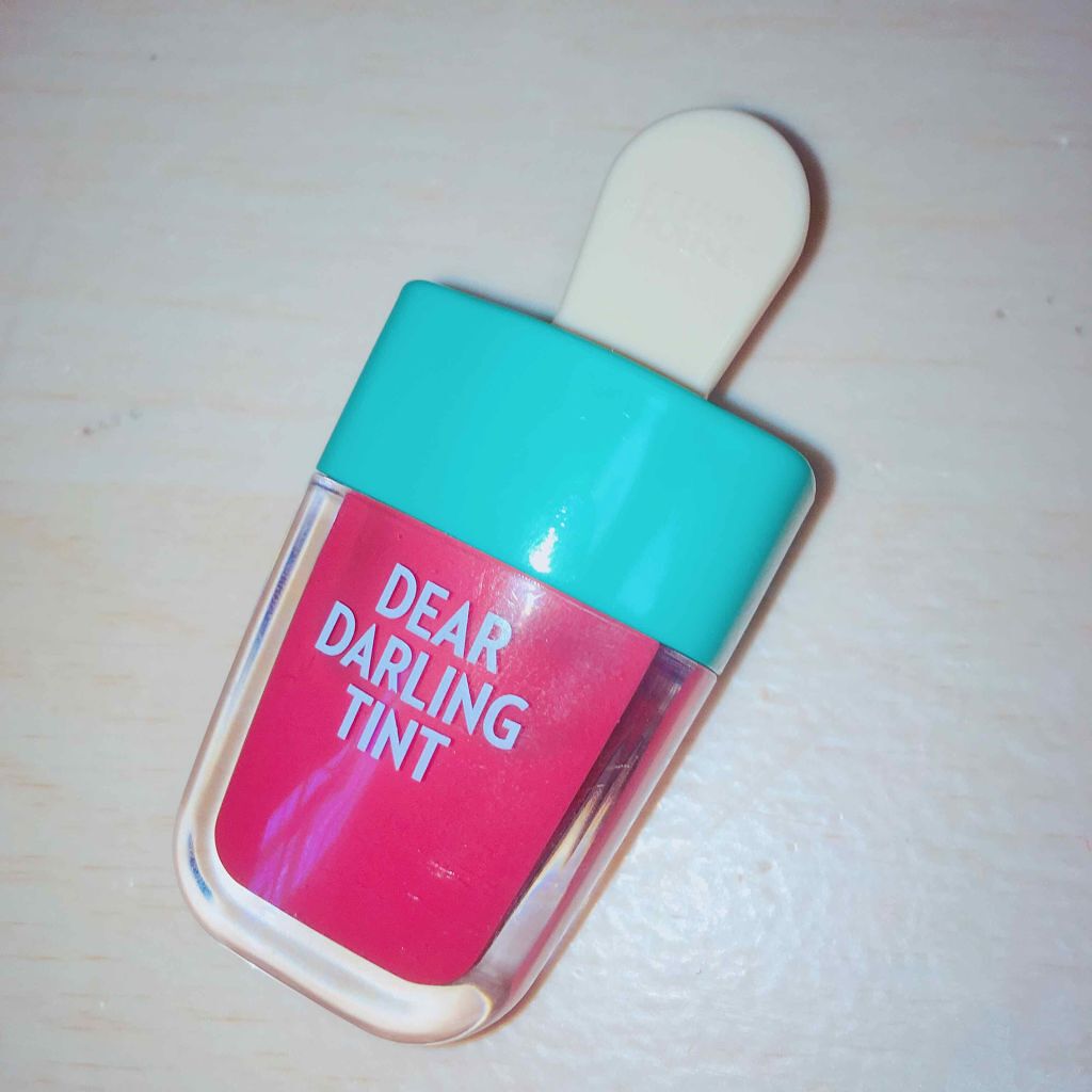 ディアダーリン ウォータージェルティント （アイスティント）/ETUDE/口紅を使ったクチコミ（1枚目）