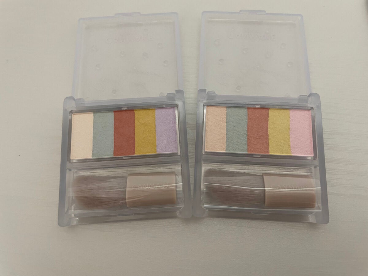 パステルヴェールコンシーラー/キャンメイク/パレットコンシーラーを使ったクチコミ(2枚目)