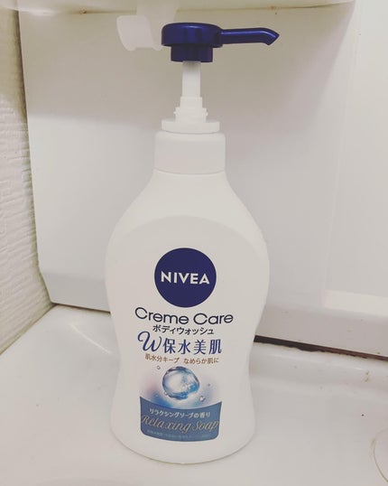 クリームケア ボディウォッシュ W保水美肌 リラクシングソープの香り/ニベア/ボディソープを使ったクチコミ(1枚目)