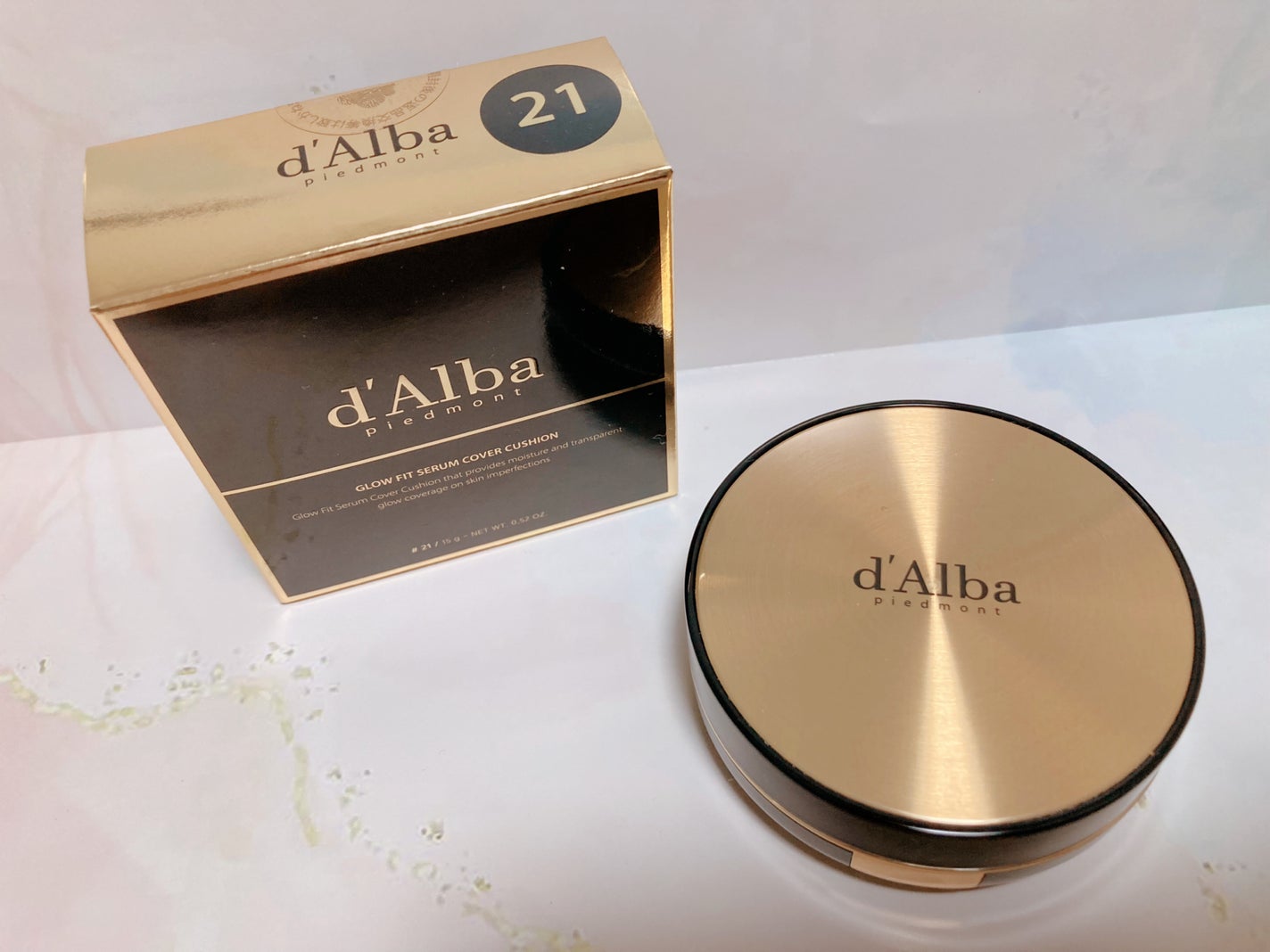 グロウフィットセラムカバークッション/ダルバ/クッションファンデーションを使ったクチコミ(1枚目)