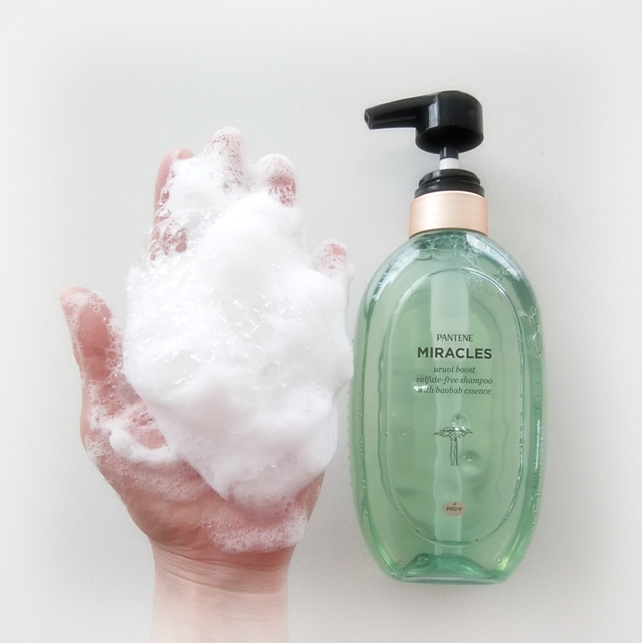 ミラクルズ うるおいブースト シャンプー/トリートメント/パンテーン/市販シャンプーを使ったクチコミ（1枚目）