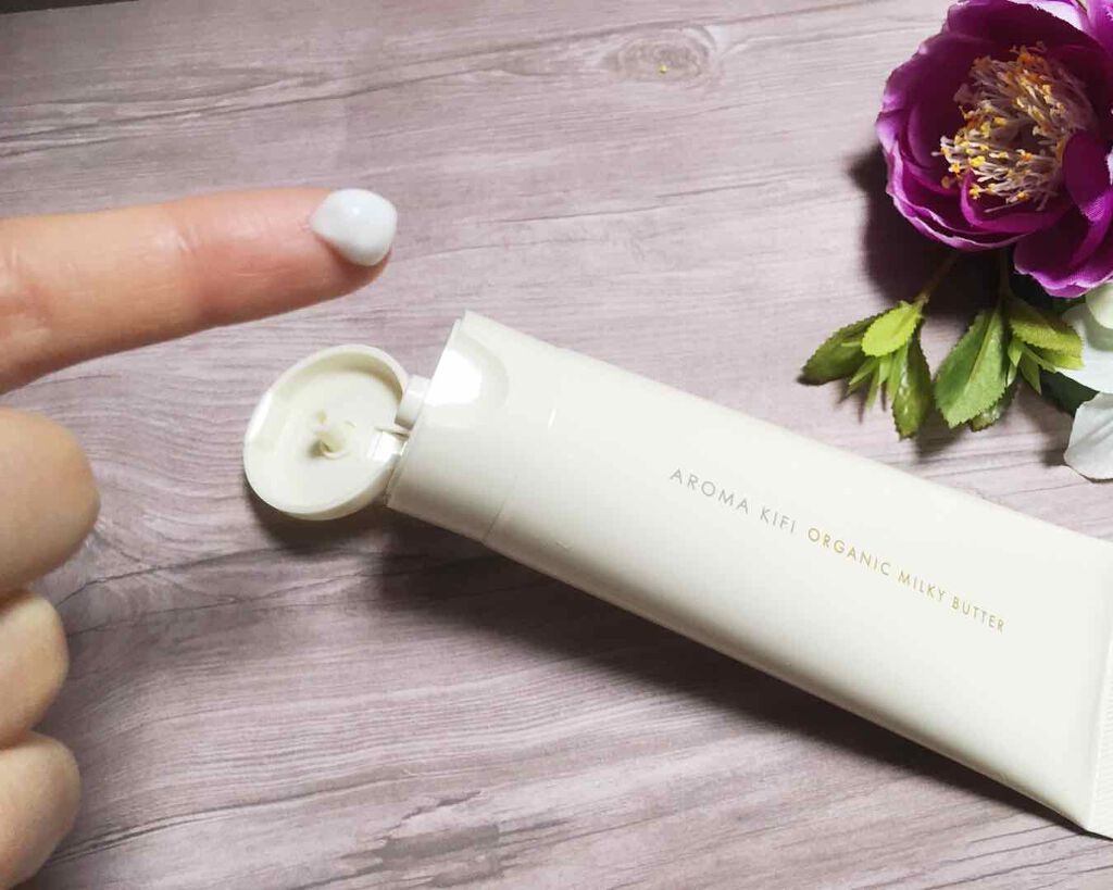 アロマキフィオーガニック ミルキーバター ナチュラルスムース/AROMA KIFI/ヘアムースを使ったクチコミ(2枚目)