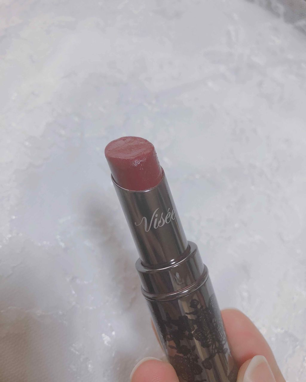 リシェ カラーポリッシュ リップスティック/Visée/口紅を使ったクチコミ(2枚目)