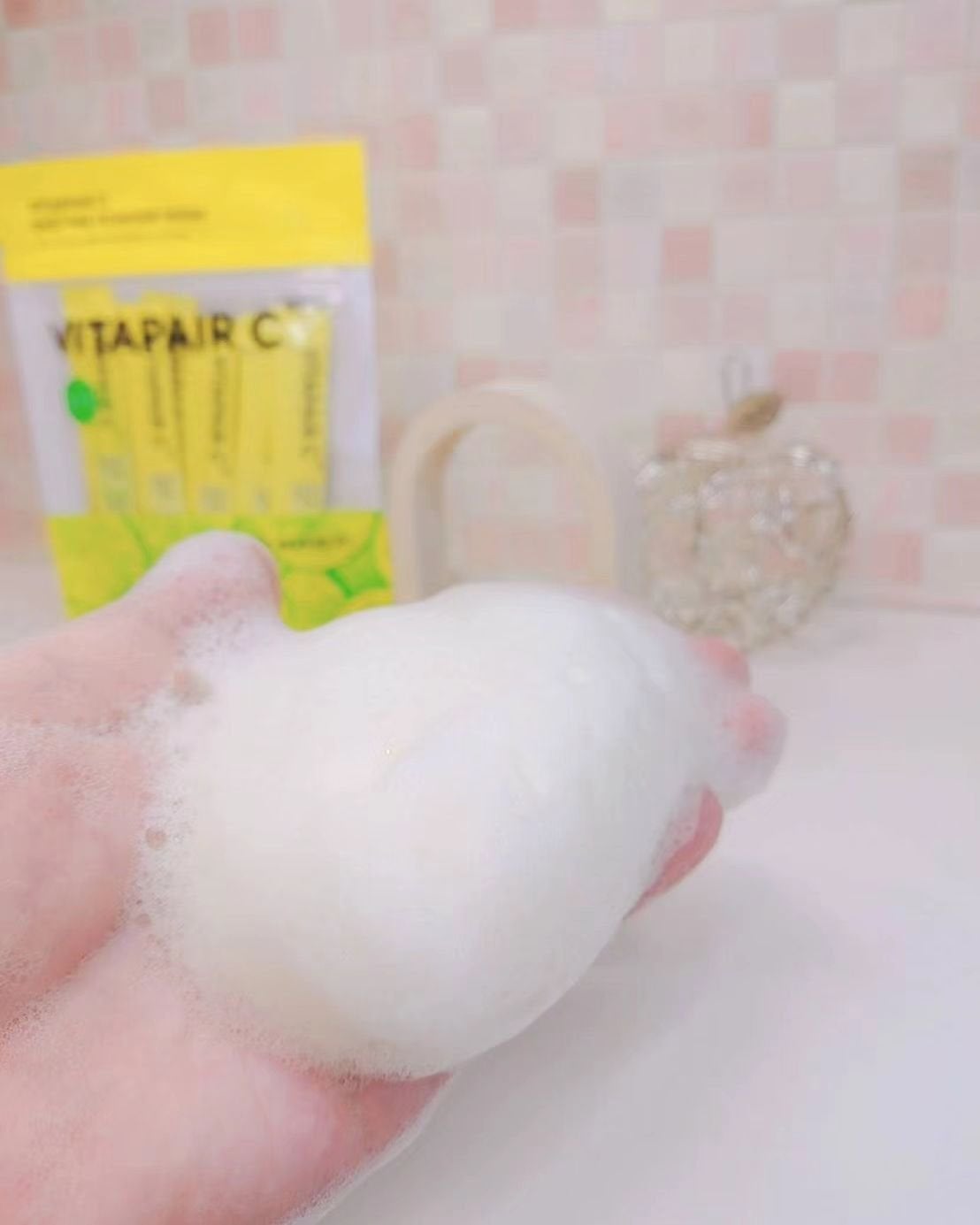 ビタペアC酵素洗顔パウダー/ネイチャーリパブリック/洗顔パウダーを使ったクチコミ(3枚目)