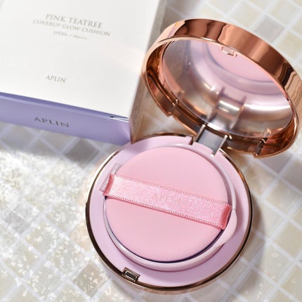 ピンクティーツリーカバーアップグロウクッション/APLIN/クッションファンデーションを使ったクチコミ(5枚目)