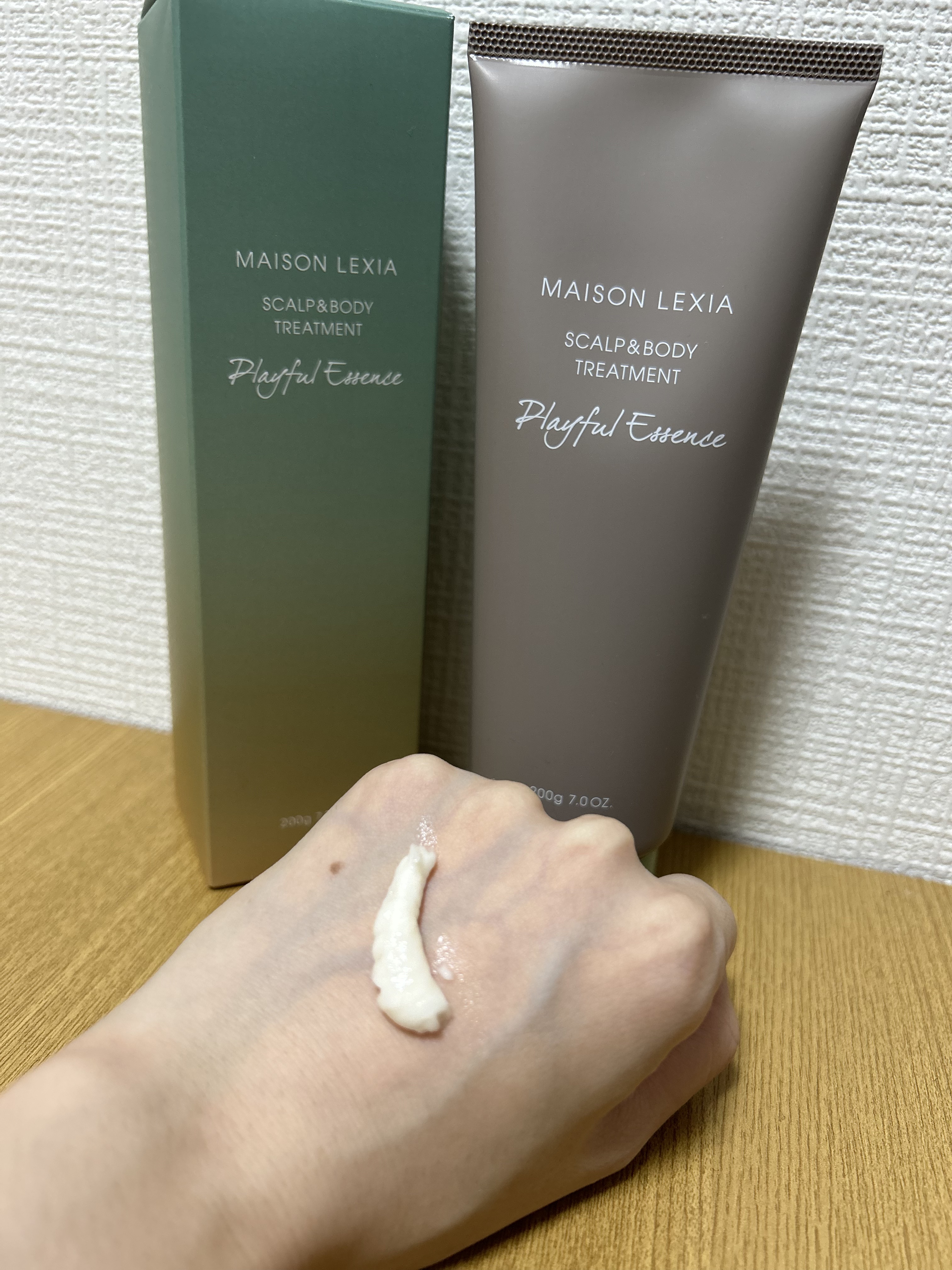 スカルプ＆ボディトリートメント プレイフルエッセンス/MAISON LEXIA/頭皮トリートメントを使ったクチコミ（2枚目）