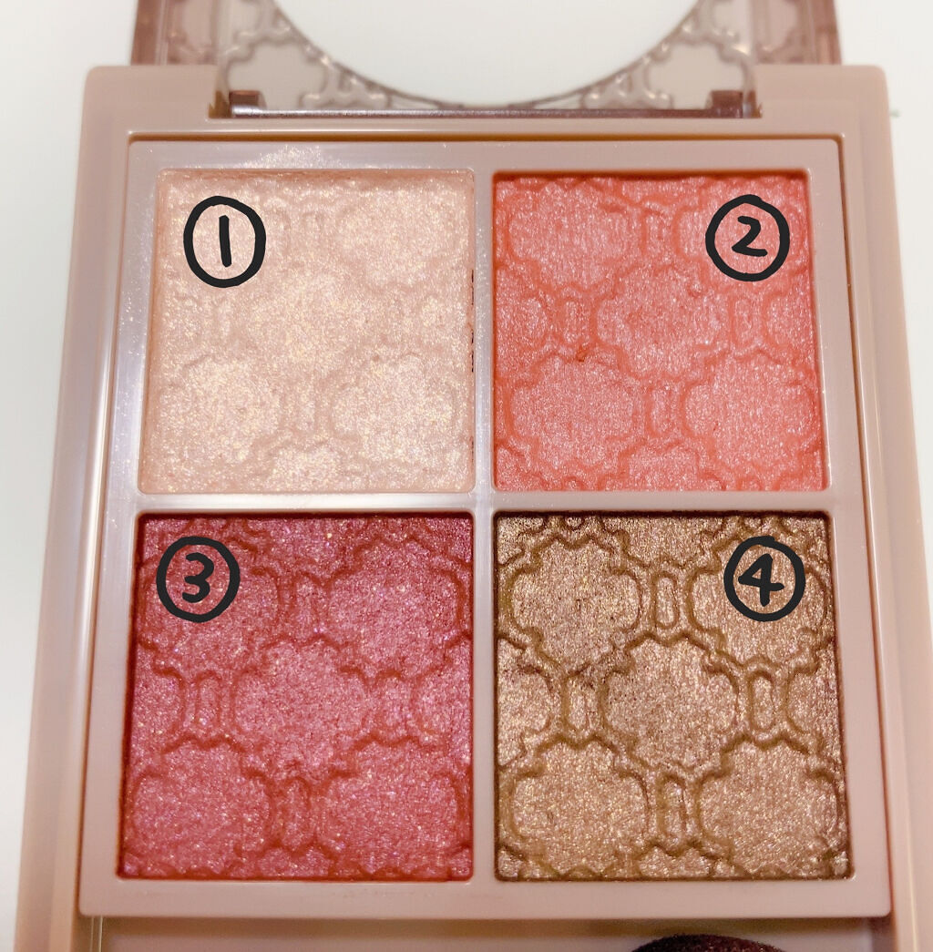 グロッシーリッチ アイズ N/Visée/アイシャドウパレットを使ったクチコミ（2枚目）