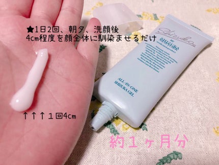 オールインワン シズカゲル/Shizuka BY SHIZUKA NEWYORK/オールインワン化粧品を使ったクチコミ(3枚目)