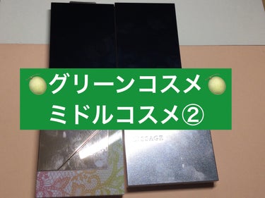 ドラマティックアイカラー (パウダー)/(クリーム) GR353 ミステリアスリーフ (パール)(限定)/マキアージュ/アイシャドウパレットを使ったクチコミ（1枚目）