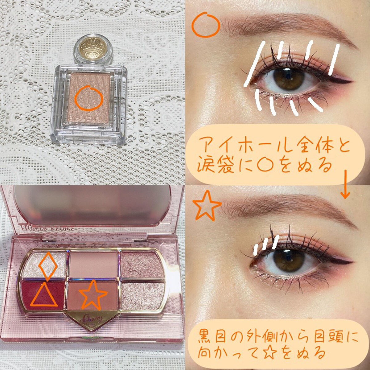 レトロマグネティック アイシャドウパレット 01 チェリーガール(Cherry Girl)/FlowerKnows/アイシャドウパレットを使ったクチコミ（2枚目）