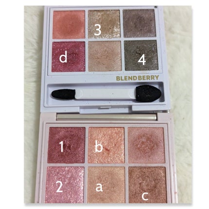 オーラクリエイション/BLEND BERRY/アイシャドウパレットを使ったクチコミ(3枚目)