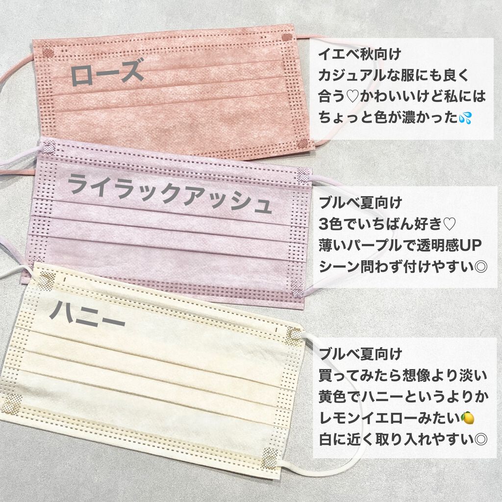 やわらかマスク 51枚入り/CICIBELLA/マスクを使ったクチコミ(2枚目)