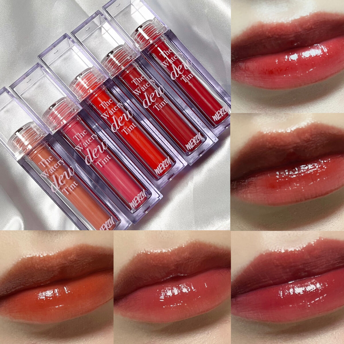ザ ウォータリーデューティント/MERZY/リップティントを使ったクチコミ（1枚目）