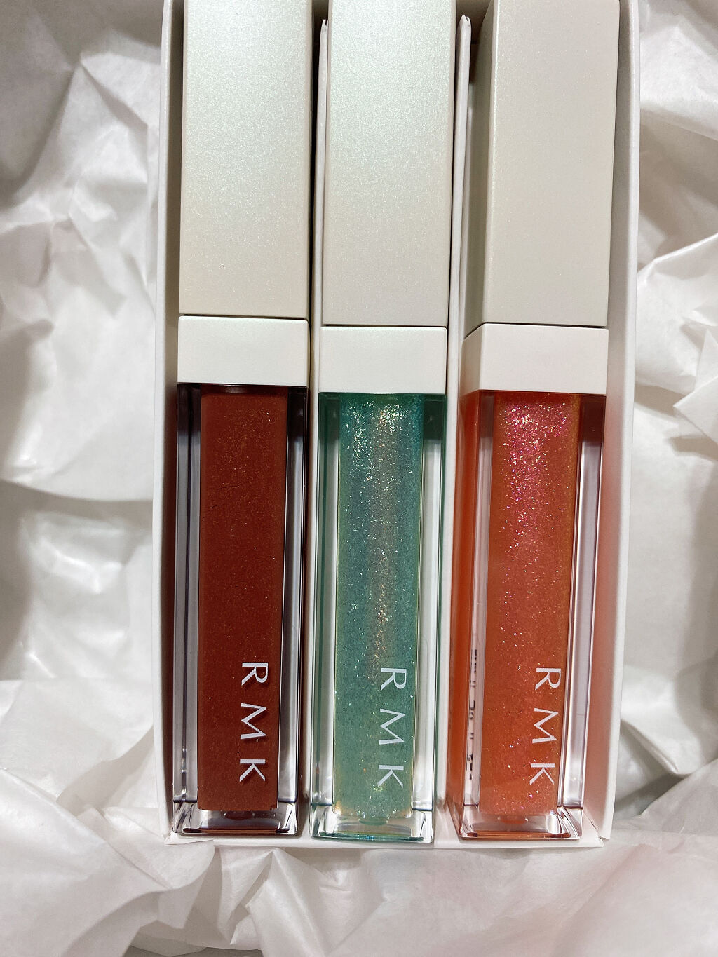 プリズマティックラスター リップグロスキット/RMK/メイクアップキットを使ったクチコミ（1枚目）