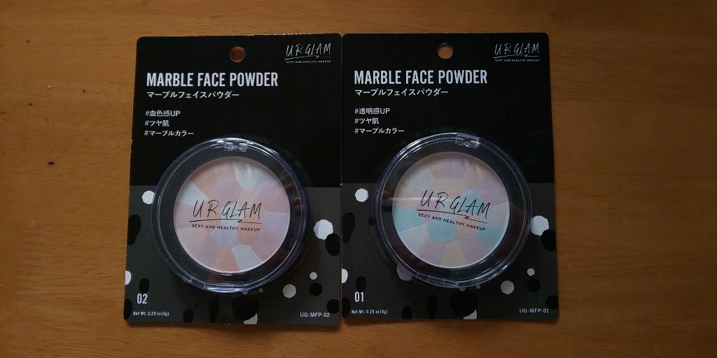 UR GLAM　MARBLE FACE POWDER/U R GLAM/プレストパウダーを使ったクチコミ（2枚目）