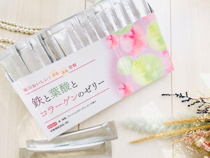 鉄と葉酸とコラーゲンのゼリー/しまのや/食品を使ったクチコミ(3枚目)